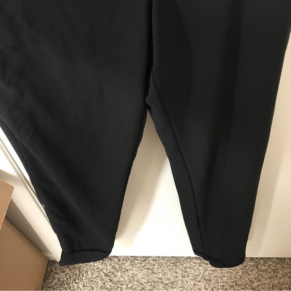 Ann Taylor black sleeveless drawstring waist jumpsuit - Picture 5 of 12